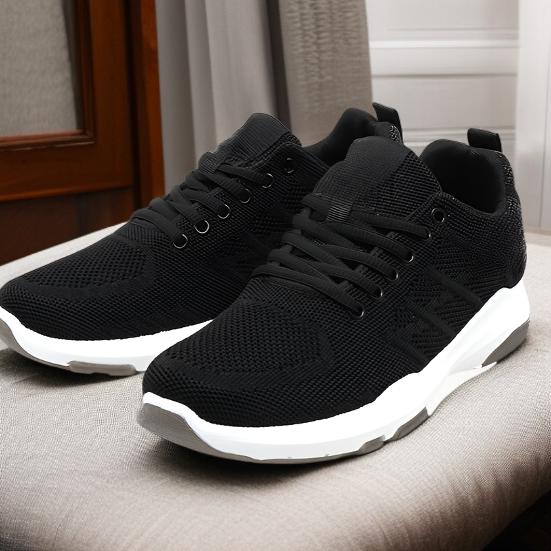 حذاء رياضي رجالي متوسط العمر بتهوية جيدة ومنخفض الرقبة