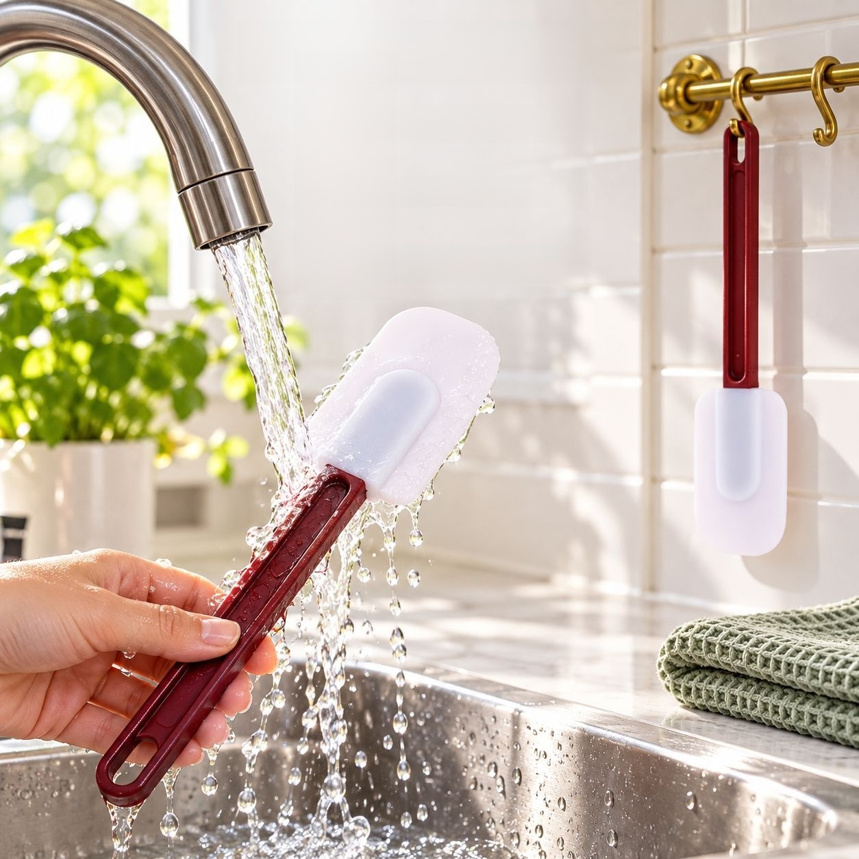 Set de Spatules en Silicone pour Pâtisserie et Gâteaux, Ustensiles Cuisine