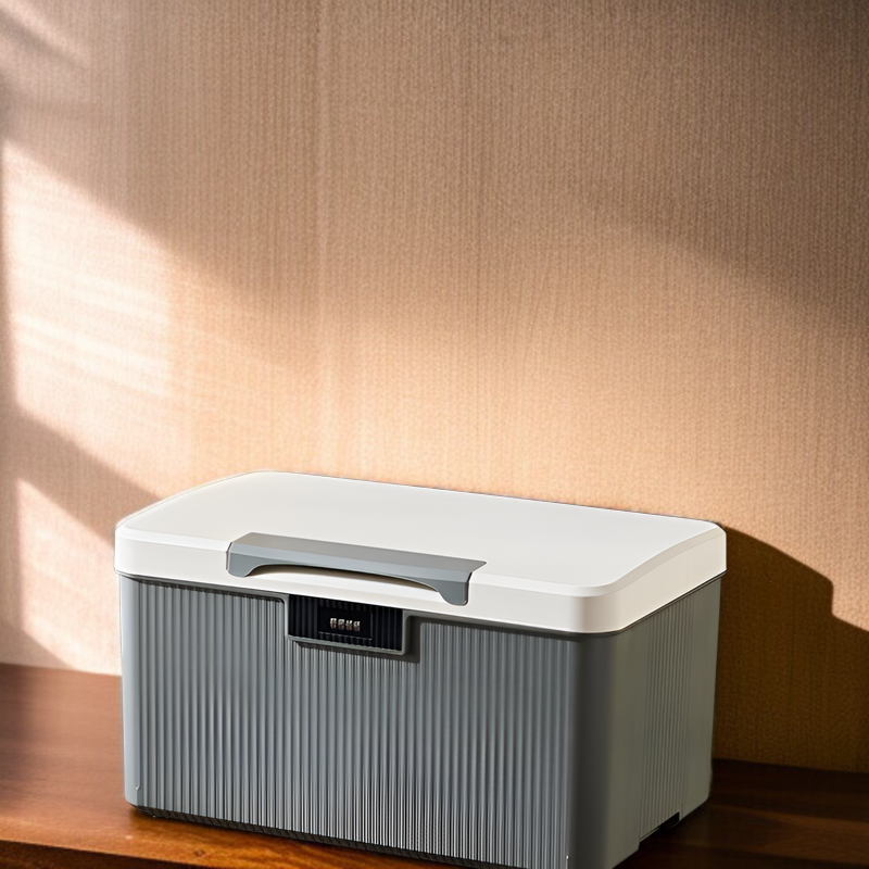 비밀번호 특대형 차량용 수납함 네일 대용량 수납함 자물쇠 대용량 비밀번호 수납함