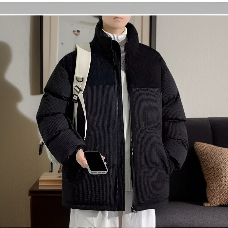 커플 패딩 가을 겨울 기모 차이나 베이커리 패딩 남녀 패션 프린트 패딩