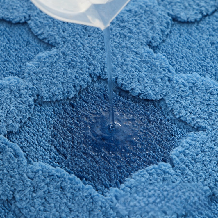 Imitation Cashmere Non-Slip Doorway and Bathroom Floor Mat