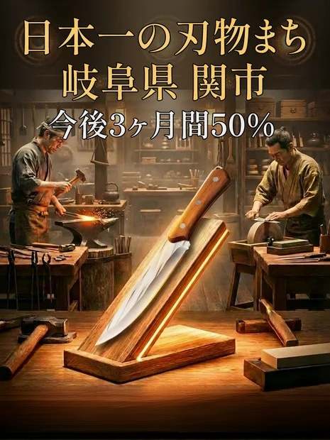 【関市の名刀】手作り鍛造のキッチン用品、骨を豆腐のように軽々と切断