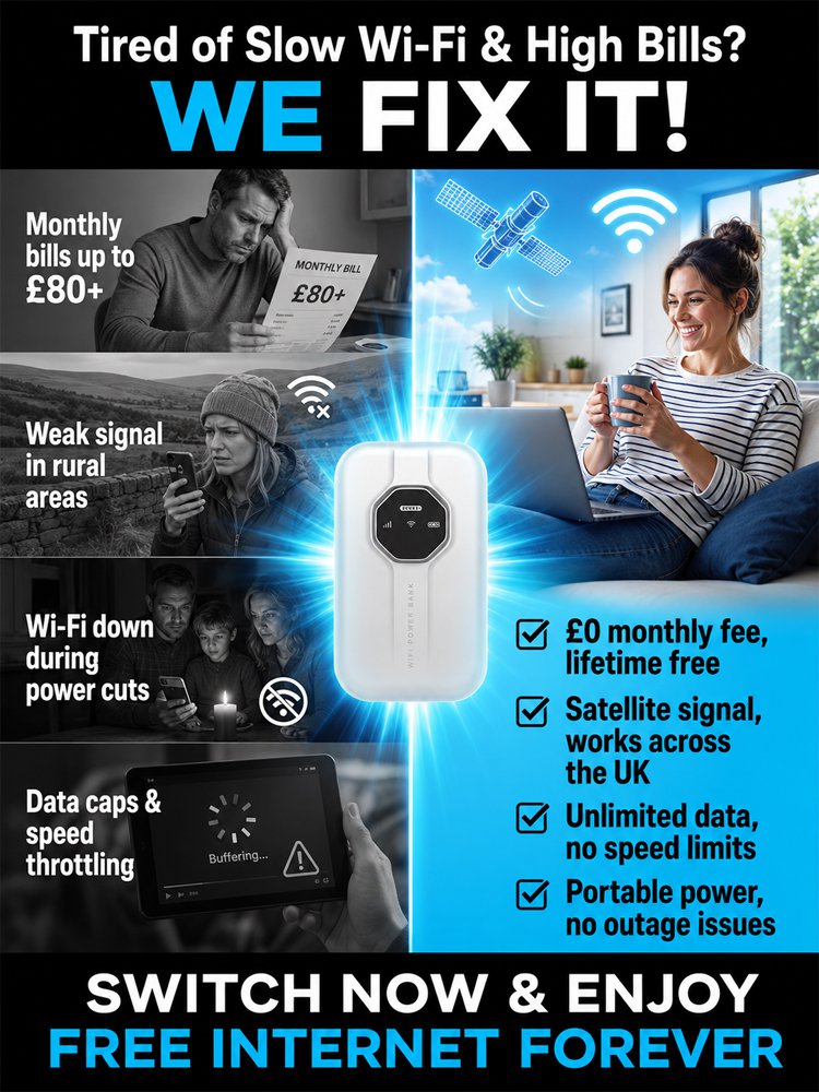 [Global Coverage, Free for Life] Boundless Portable Wi-Fi