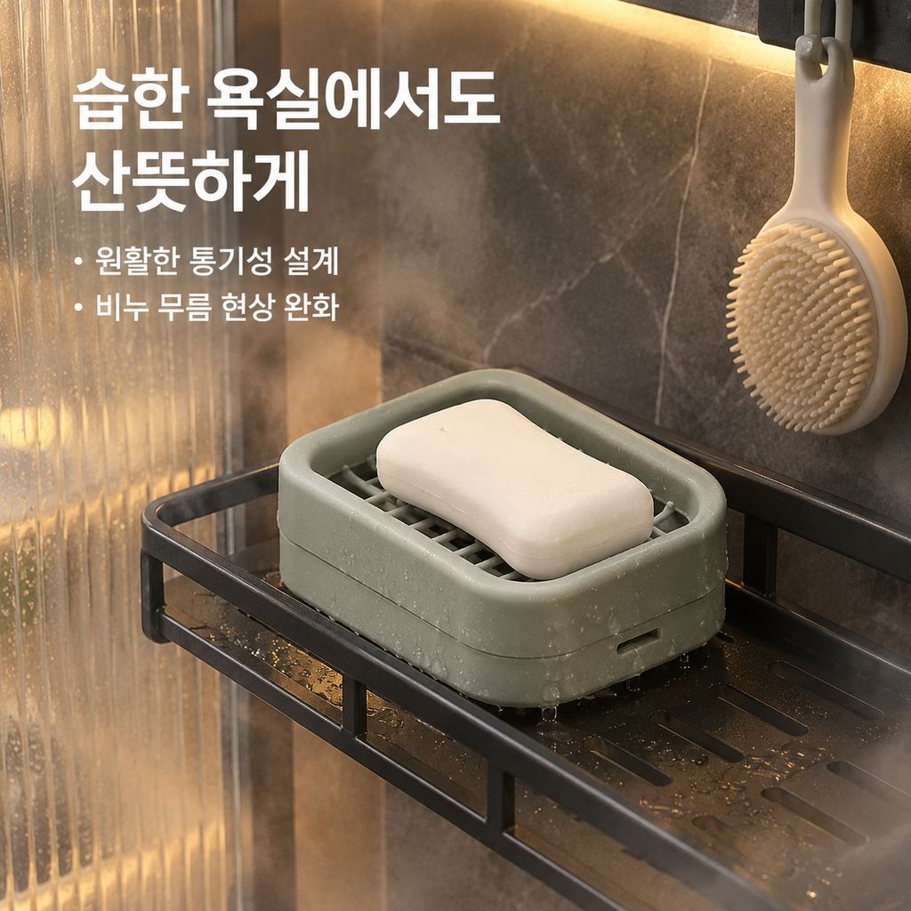 가정용 2단 격자 메쉬 물빠짐 비누받침대 비누 거치대 비누 케이스