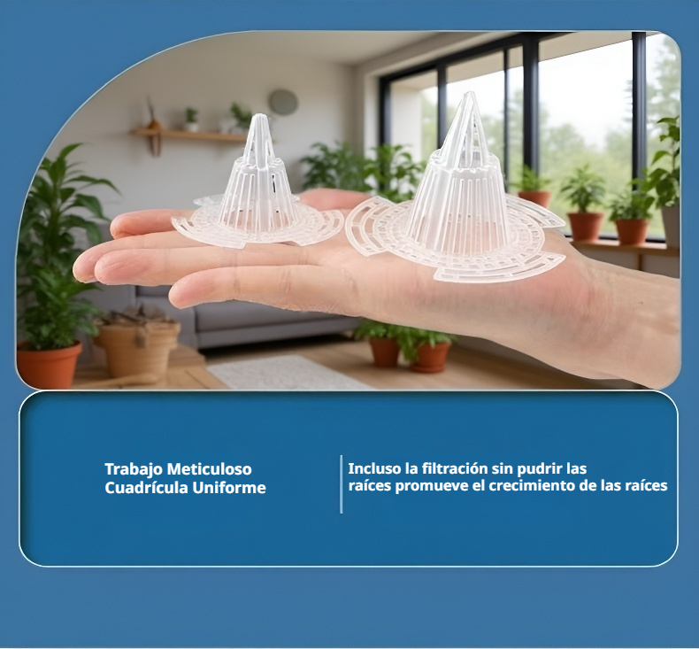Almohadilla para mejorar aireación en macetas