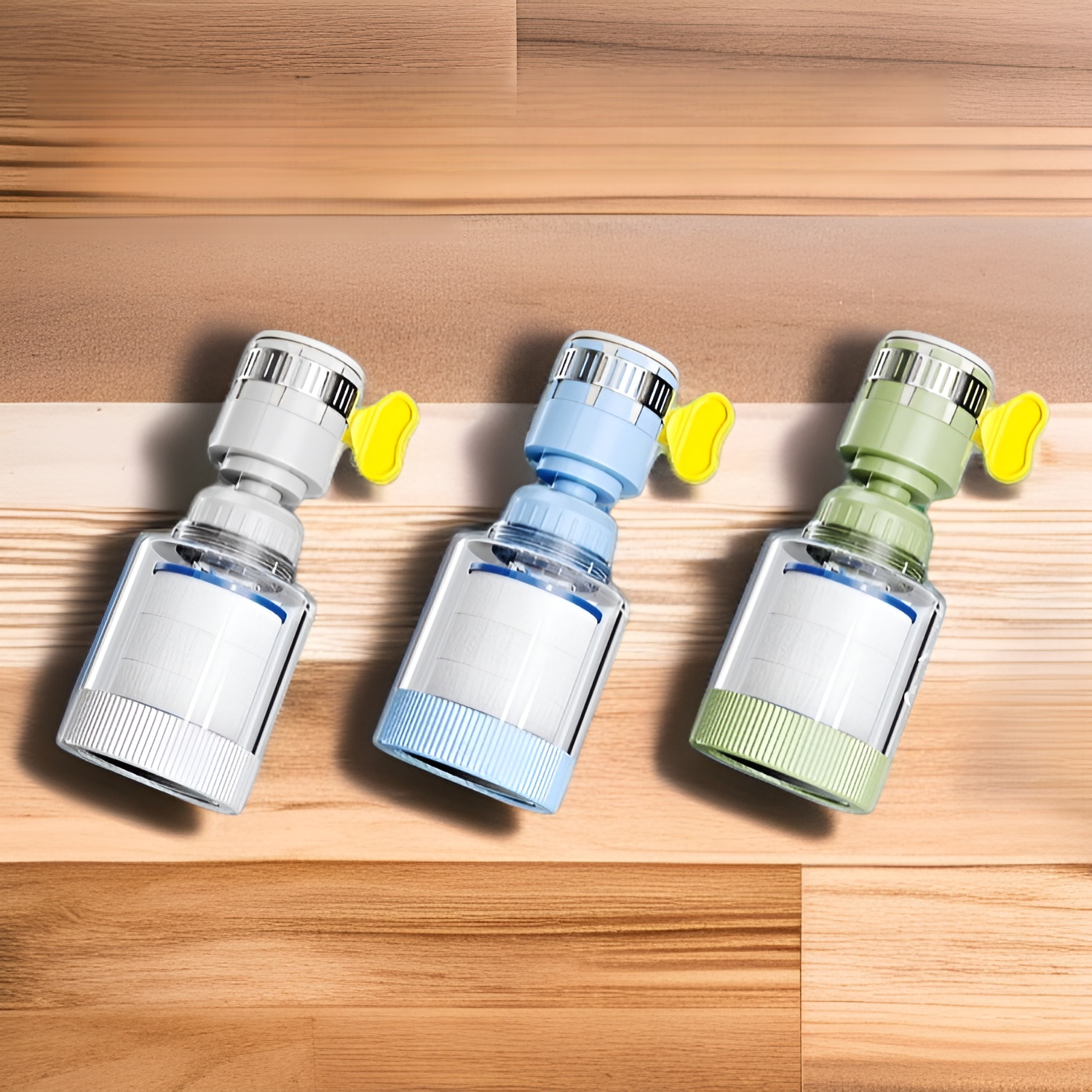 Anti-splash tap attachment for bathroom faucet