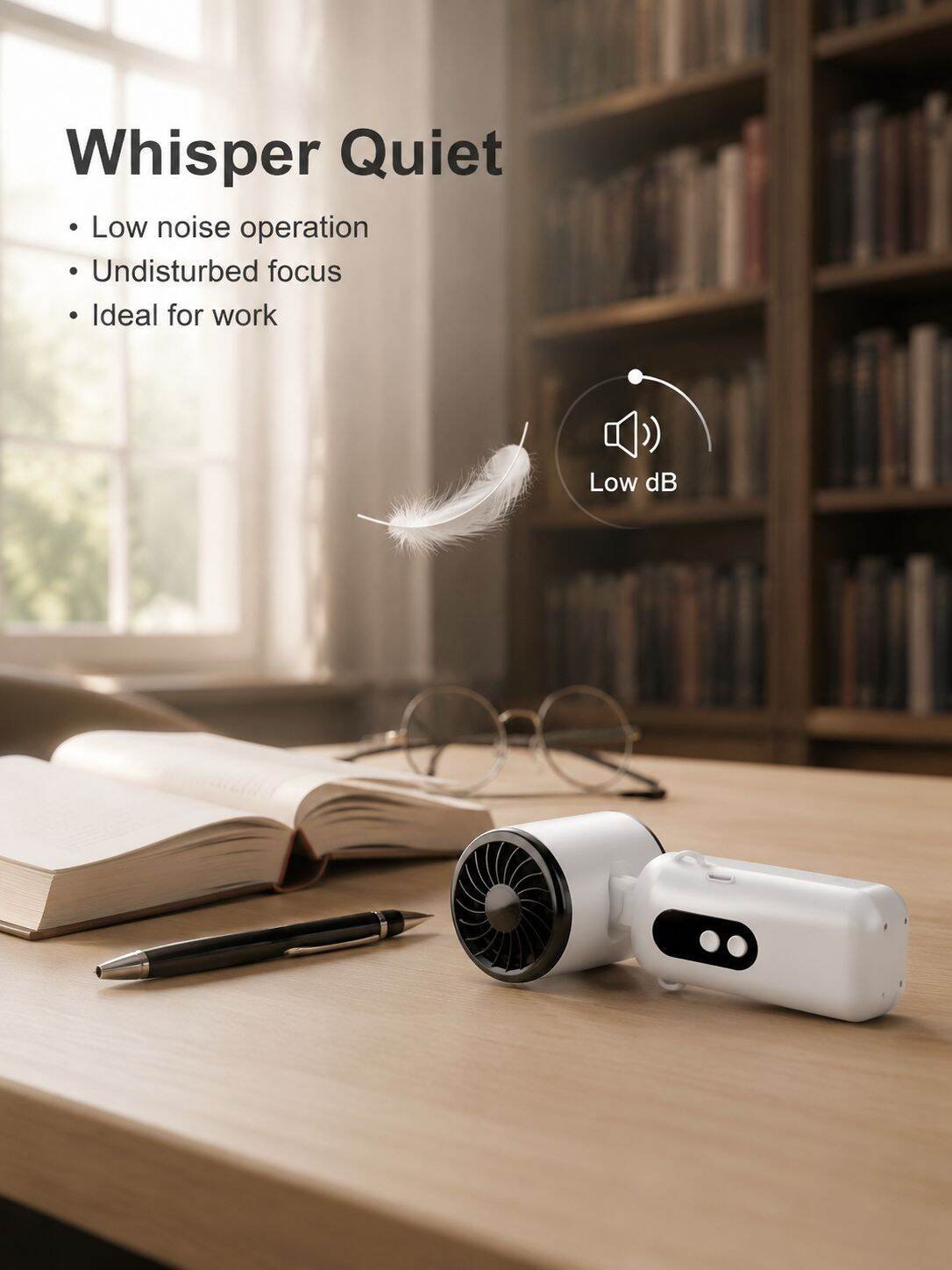 High-speed Cooling Fan, Mini Handheld Fan, Outdoor Portable Neck Fan