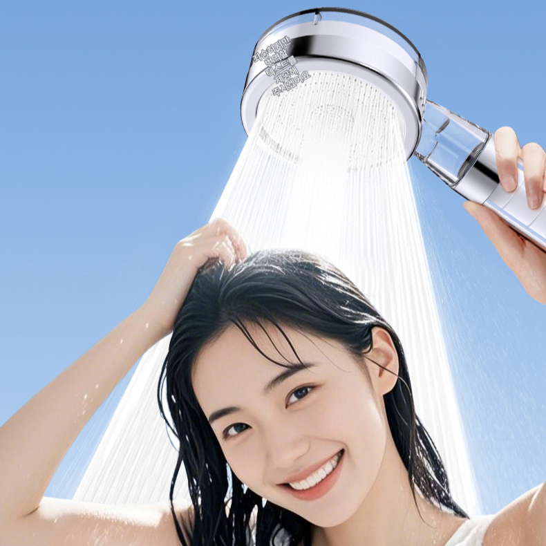 Tragbarer Hochdruck-Duschkopf für Zuhause und Reisen