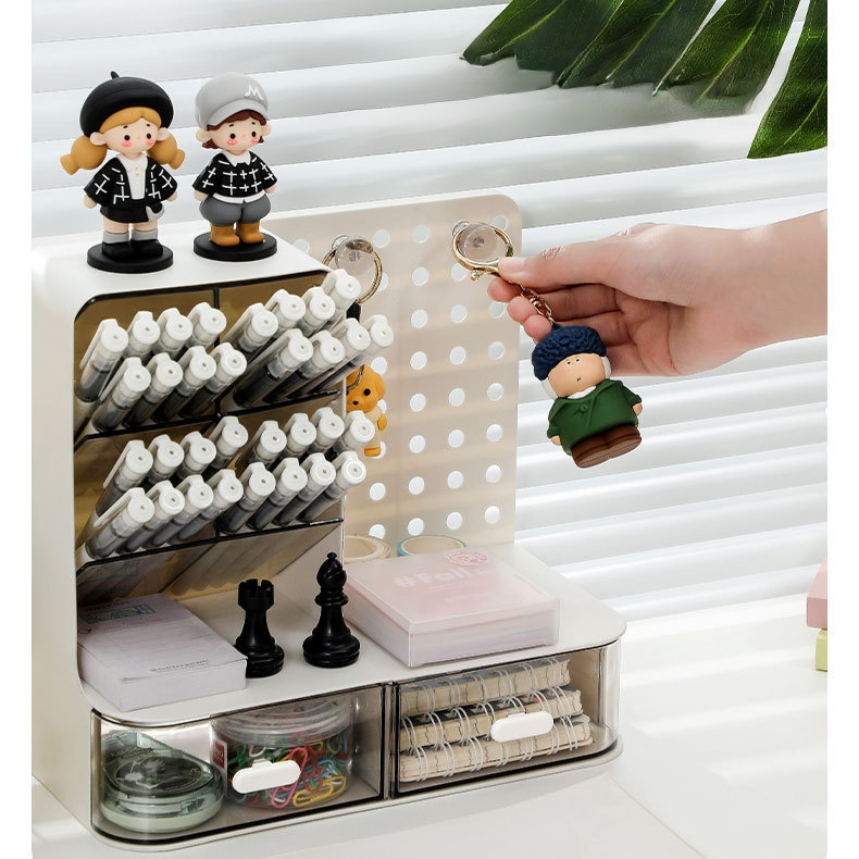  斜插式筆筒收納盒 