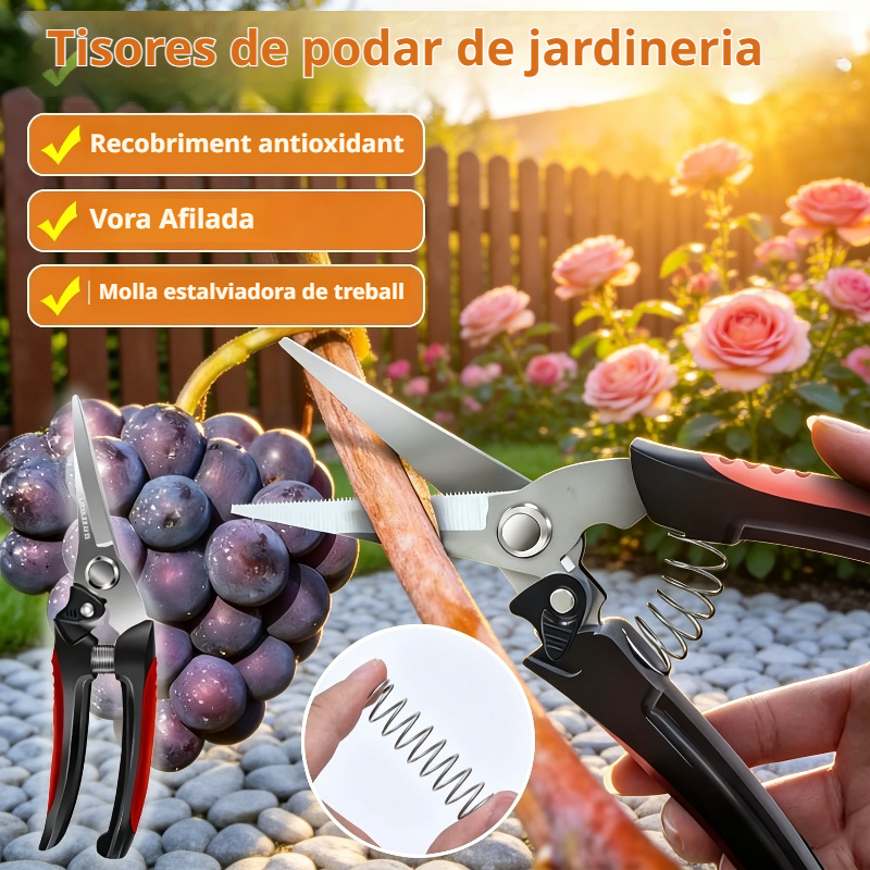 Tisores de poda de jardineria amb palanca
