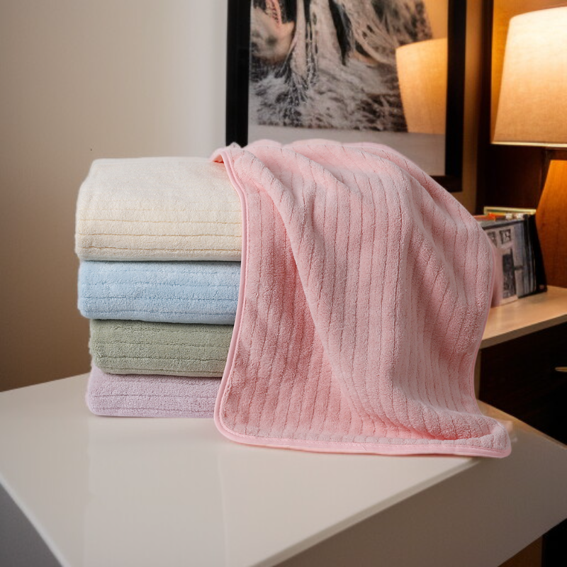 コーラルフリースバスタオル