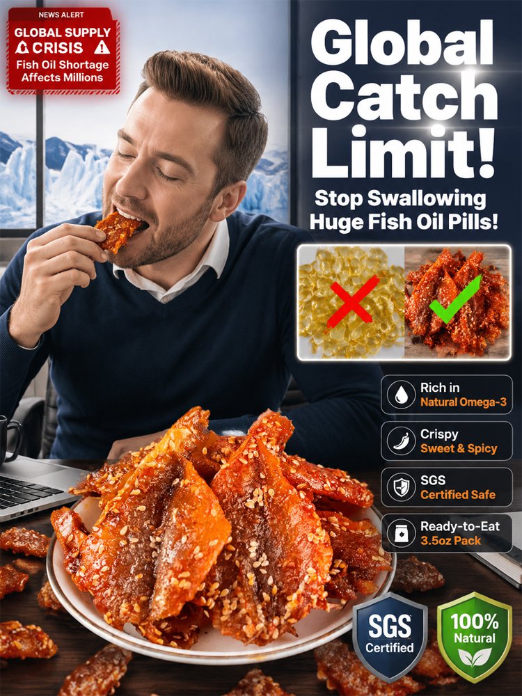 Deep Sea High-Protein Sweet & Spicy Fish Jerky