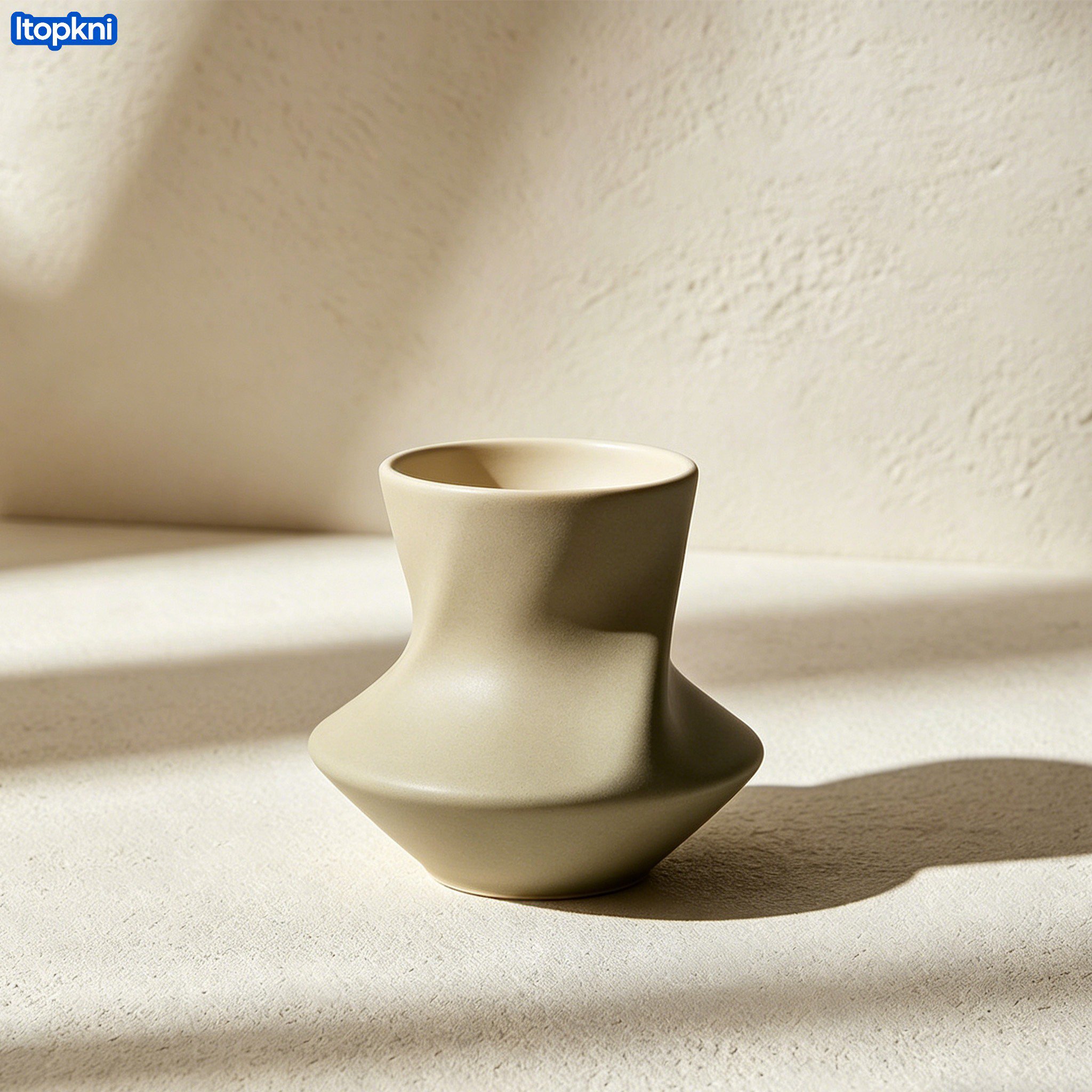 Modern ceramic vase for living room decor