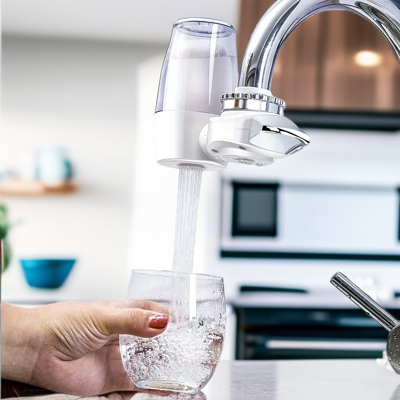 주방 필수품: 활성탄 수도꼭지 필터로 수돗물 정수, 가족 건강 보호