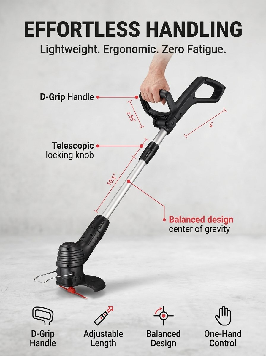 Small wireless handheld rechargeable trimmer