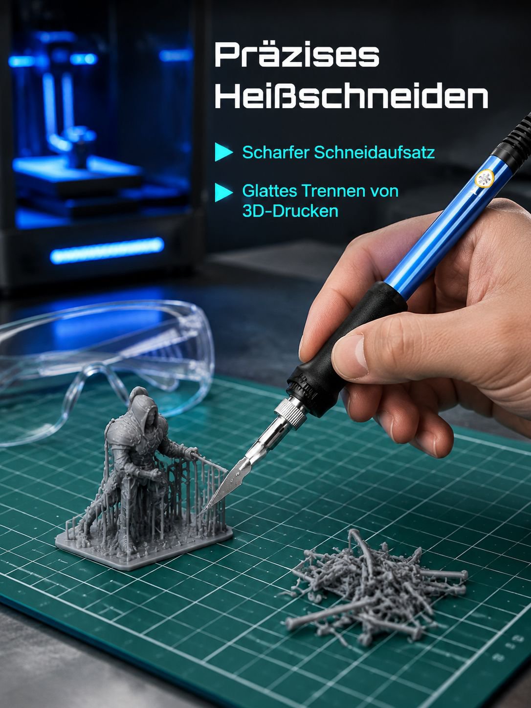 Lötkolben mit ergonomischem Griff