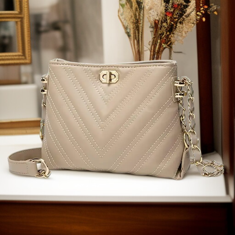  حقيبة كتف نسائية عصرية بسعة كبيرة، حقيبة سلسلة للنساء