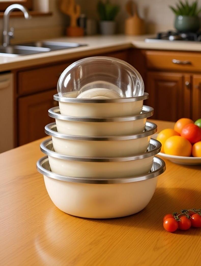 베이킹을 위한 스테인리스 반죽 볼