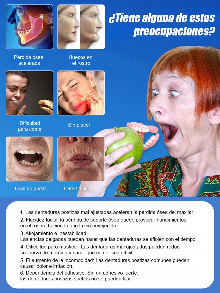 【Certificación FDA】Prótesis dentales personalizadas de ajuste perfecto
