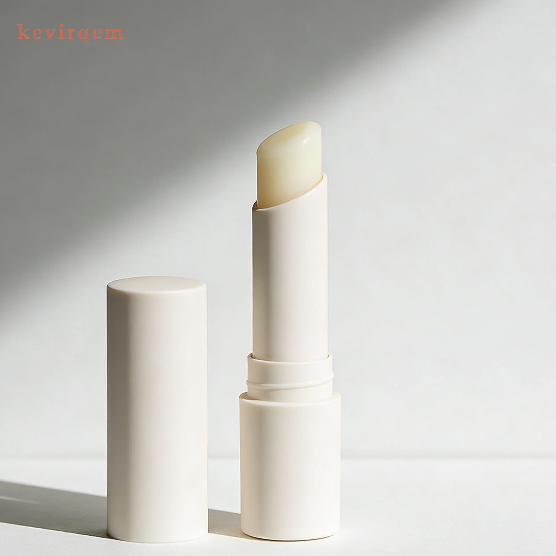 라이트 베이지 튜브형 보습 및 재생 립밤 (2개입)