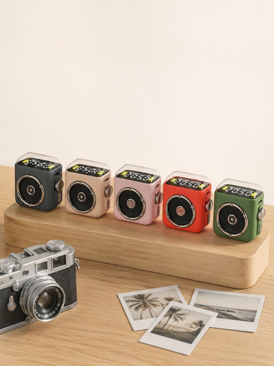 Retro Mini Magnetic Clip-on Speaker