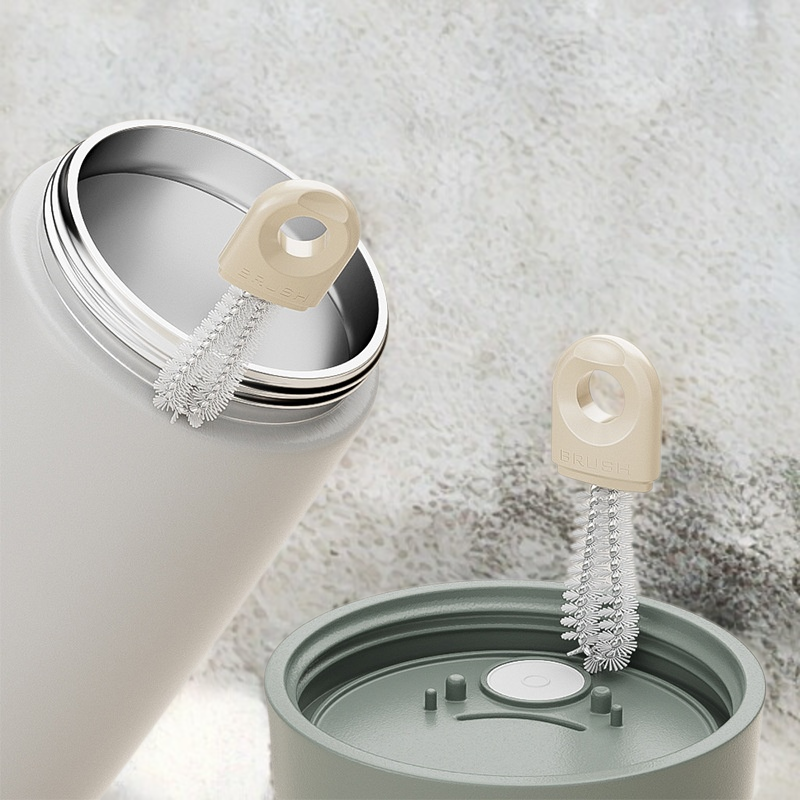 더블브러쉬 스펀지 텀블러 브러쉬 세트 전용 롱 손잡이 컵세척 브러쉬 사각 청소 브러쉬 젖병세척 전용공구