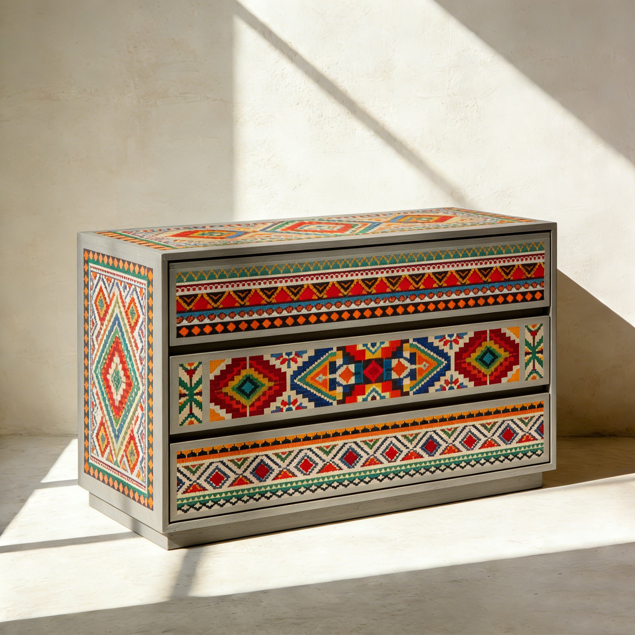 거실 인테리어에 어울리는 다용도 수납장