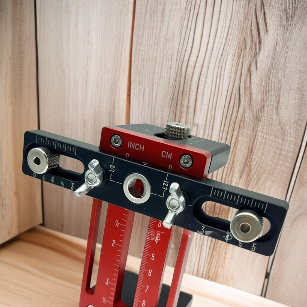 알루미늄 합금 캐비닛 도어 설치 위치 측정 타공 도구