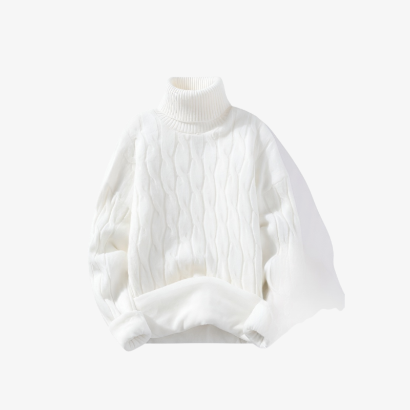 Suéter de punto de algodón para jóvenes hombres