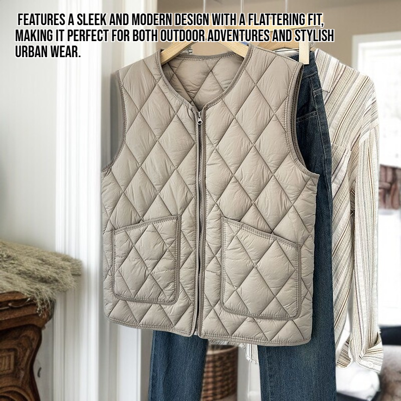 Women's lightweight down cotton vest