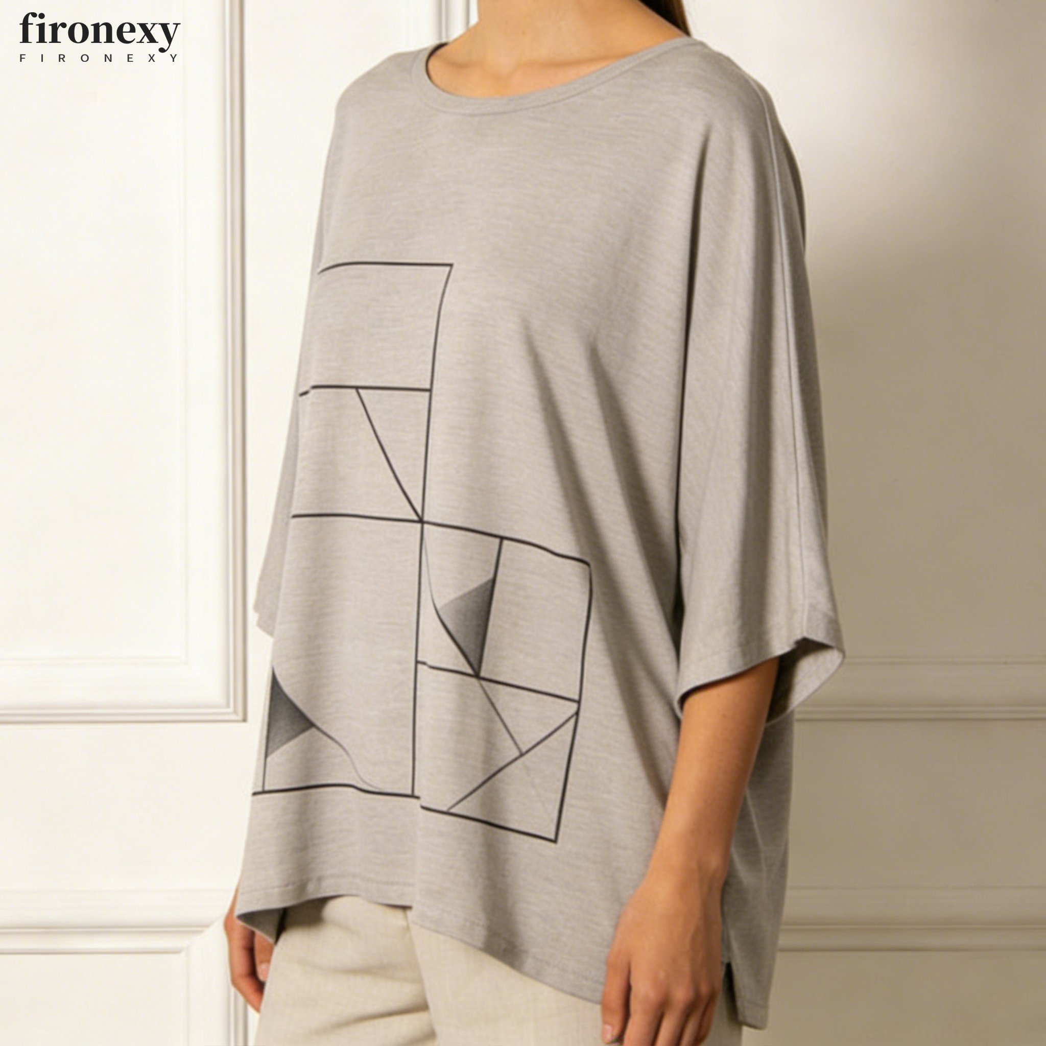 여성용 루즈 티셔츠