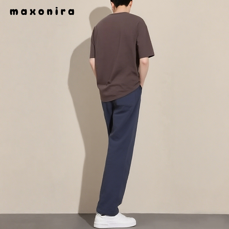 メンズネイビーブルーのズボン