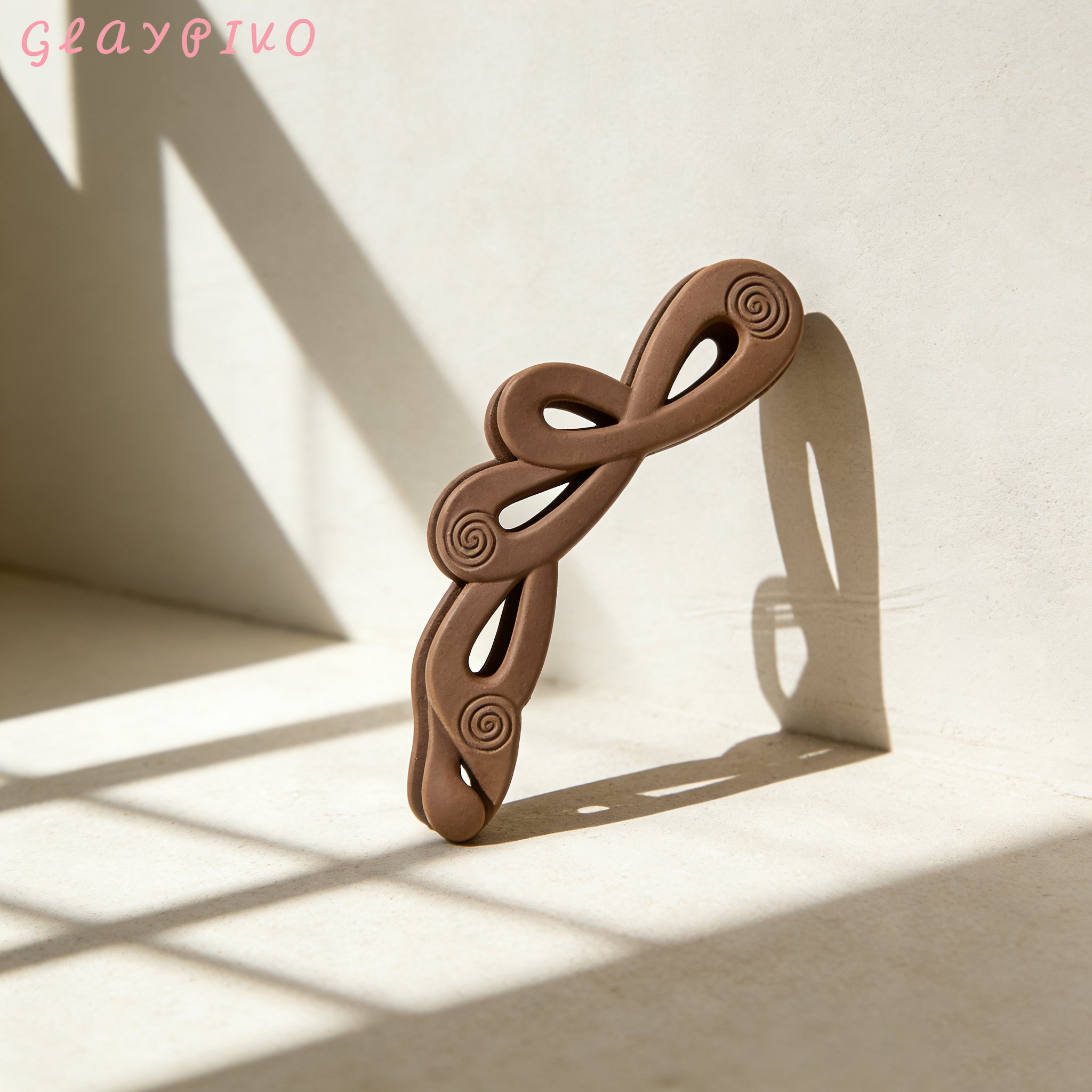 กิ๊บกล้วยเคลือบน้ำตาลสำหรับผมยาวปานกลาง