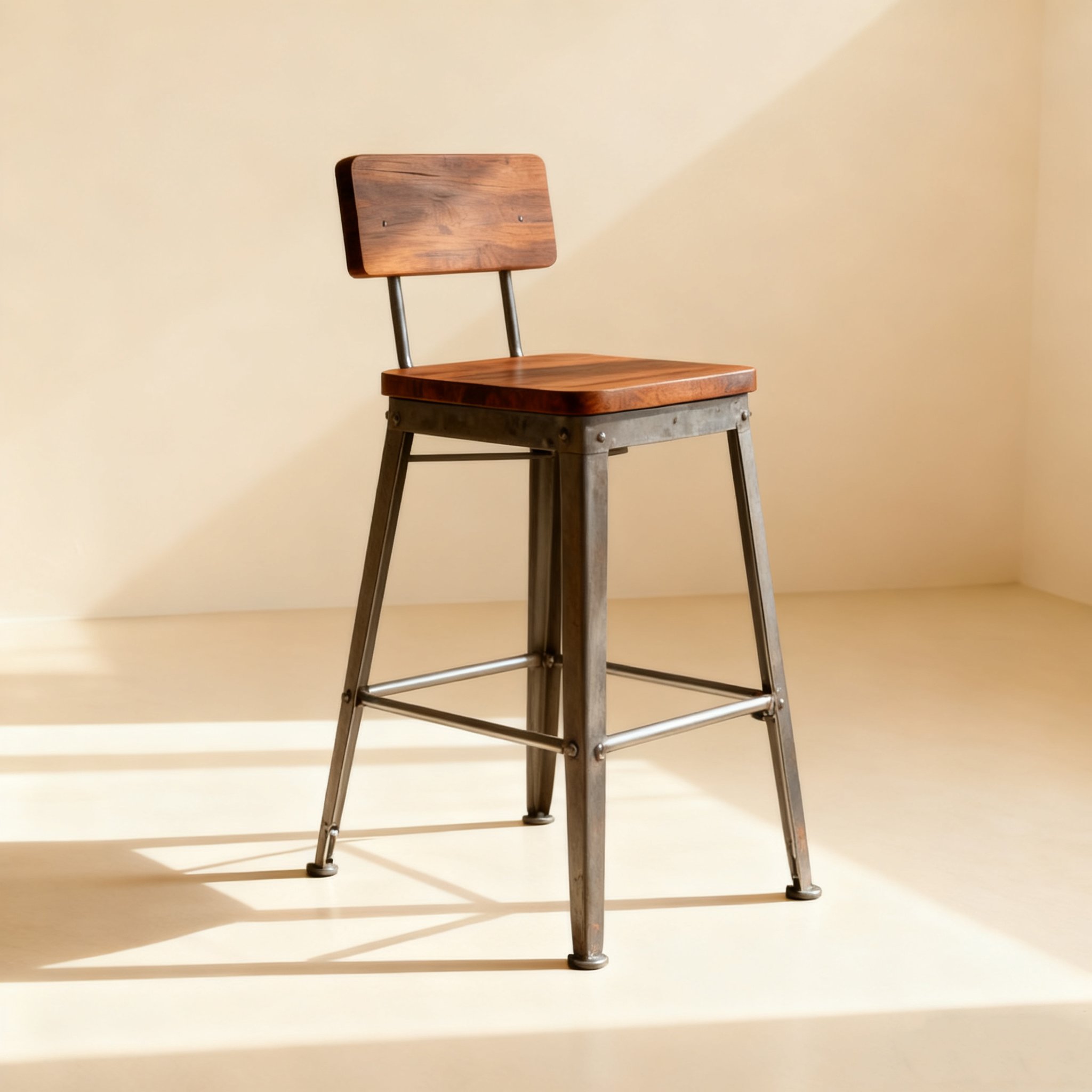 고급 원목 바 스툴 2개입