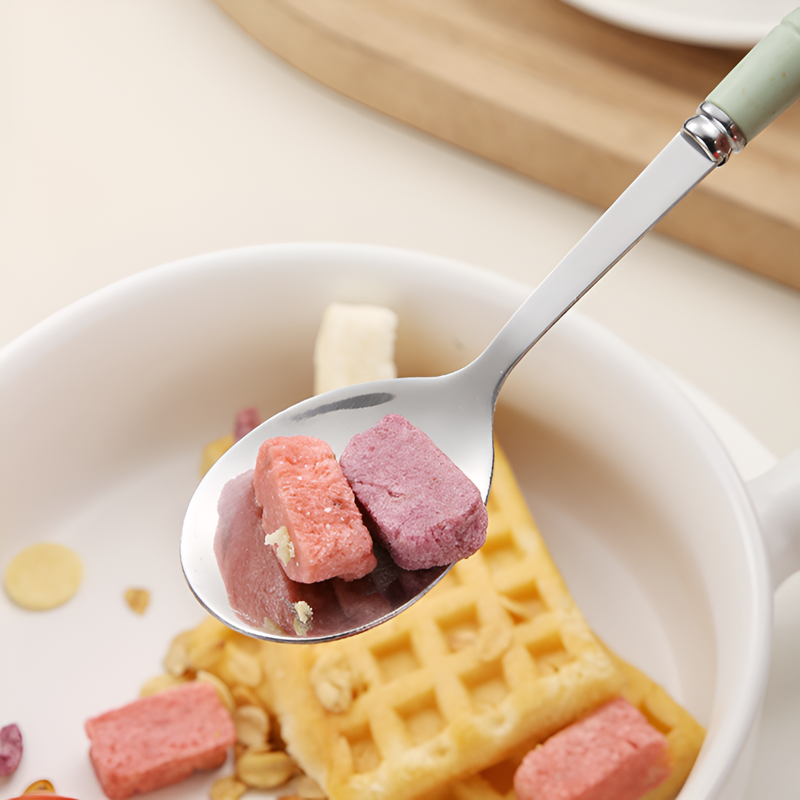 스테인리스 휴대용 3종 식기 세트