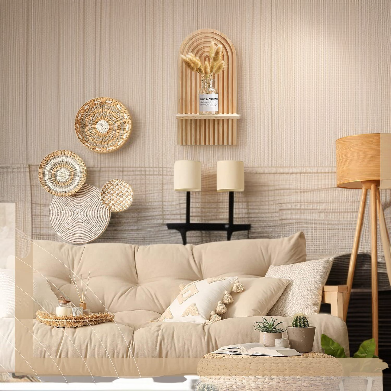 Wall-mounted bookshelves/wall shelves