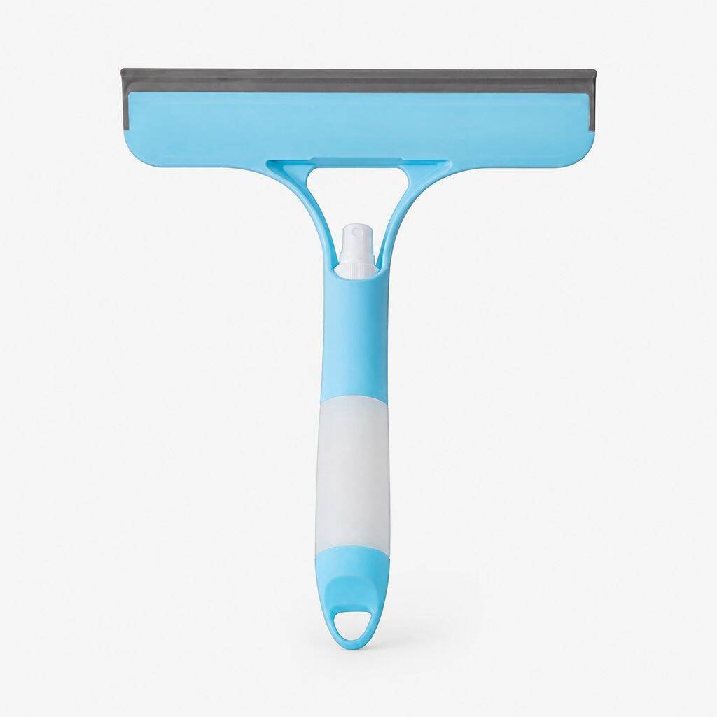 Multipurpose Shower Squeegee with Spray Bottle, Bathroom Glass and Floor Window Cleaning Tool