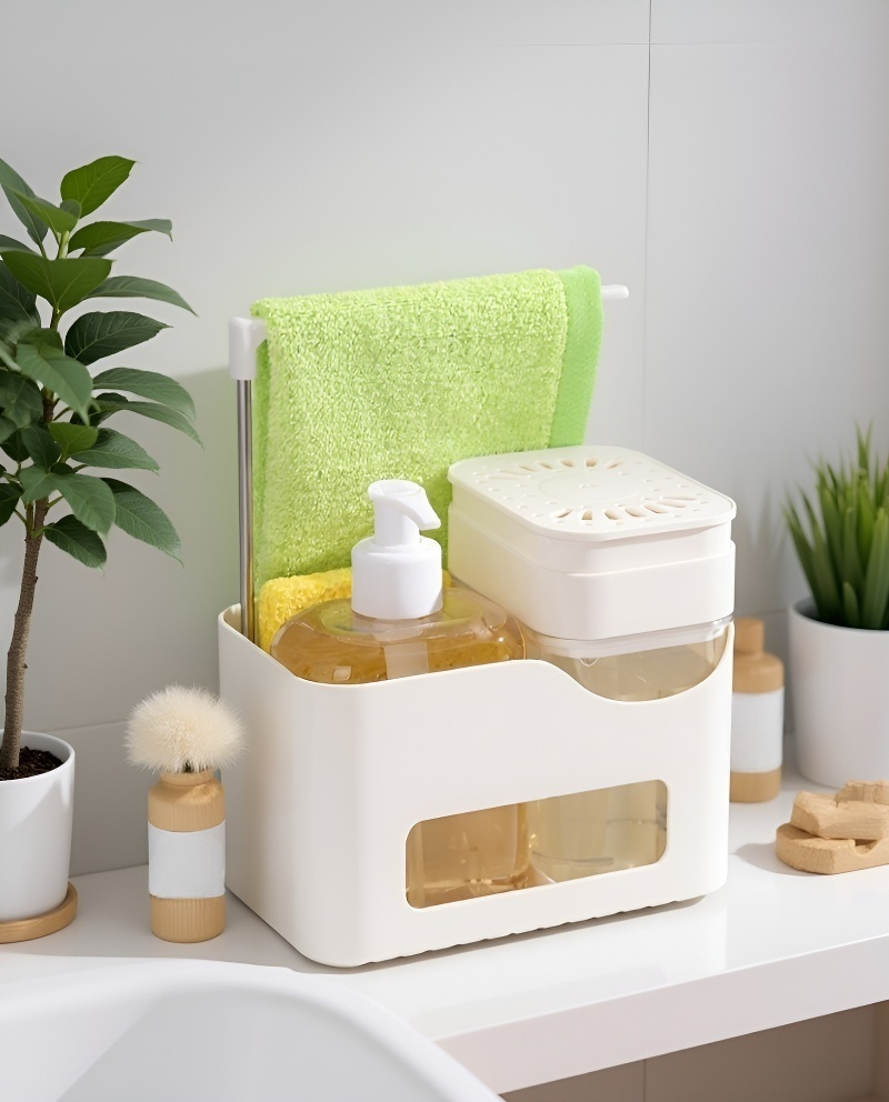 تركيب موزع صابون مضغوط بسهولة على الجدار