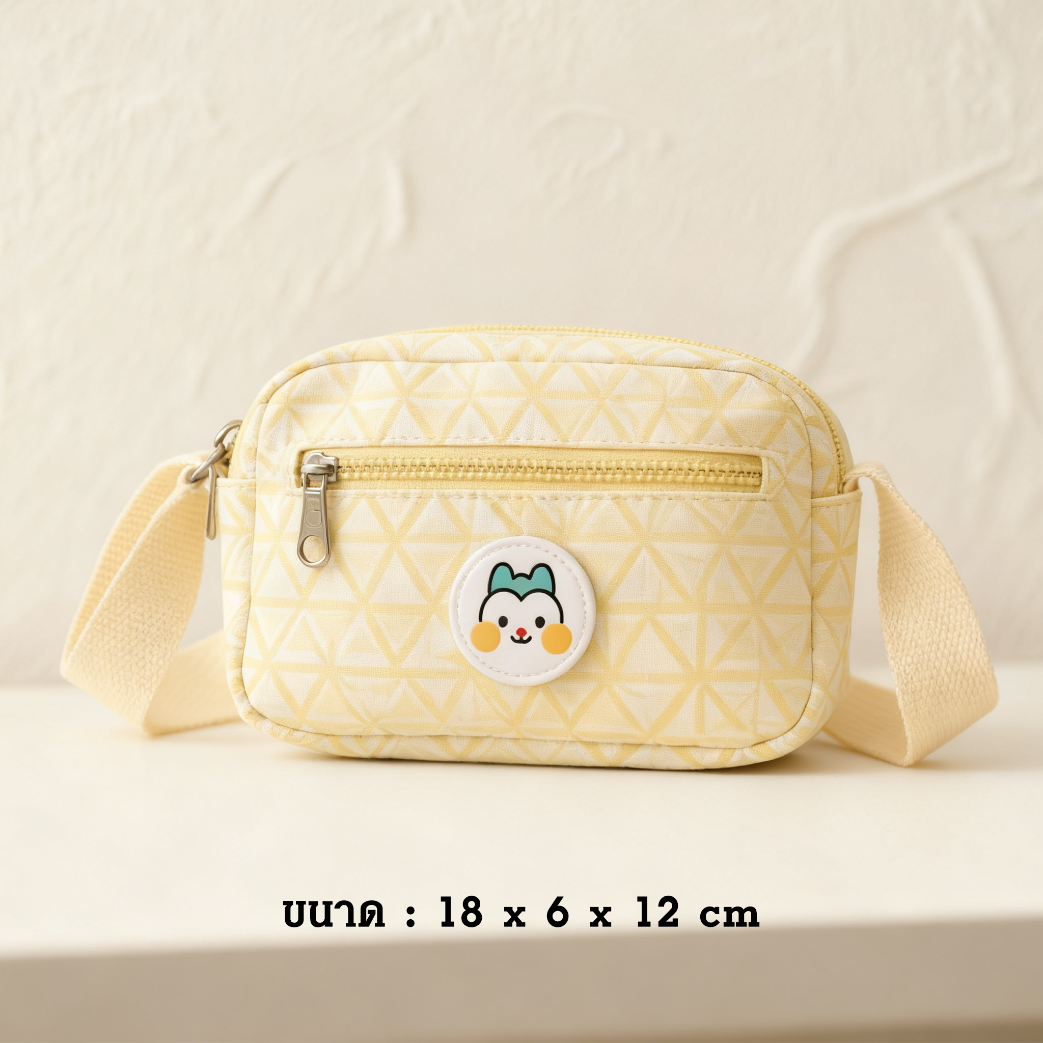 กระเป๋าสะพายผ้าแคนวาสสำหรับผู้หญิง สไตล์เกาหลี