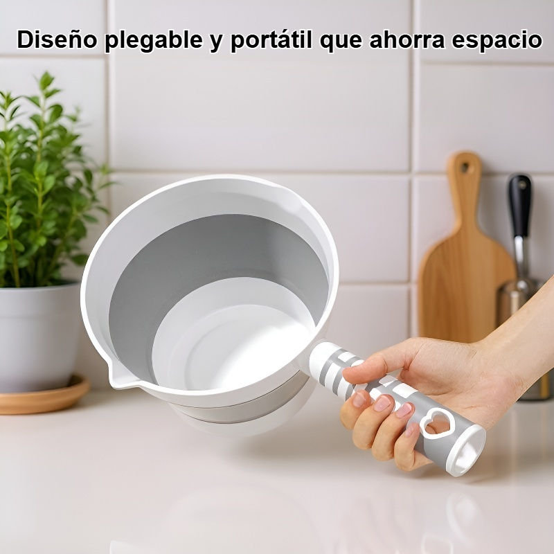 Cucharón de agua plegable multifuncional de calidad alimentaria