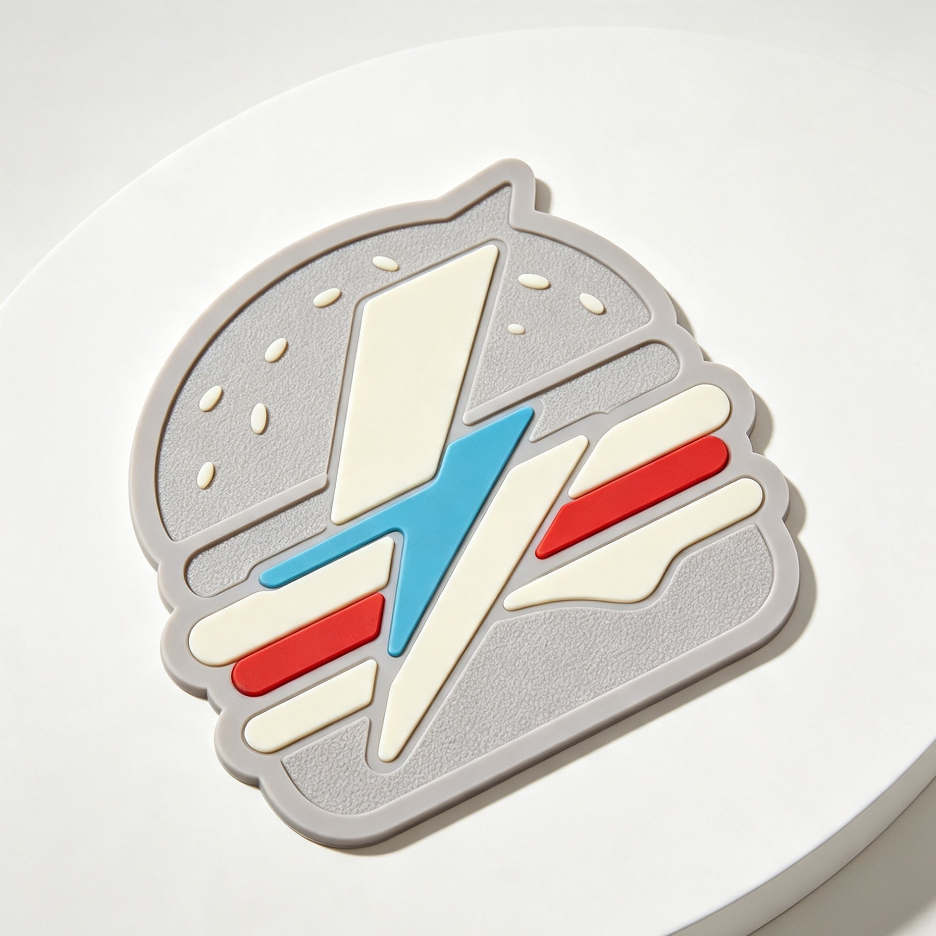 Hamburger Silicone Heat Insulated Coaster