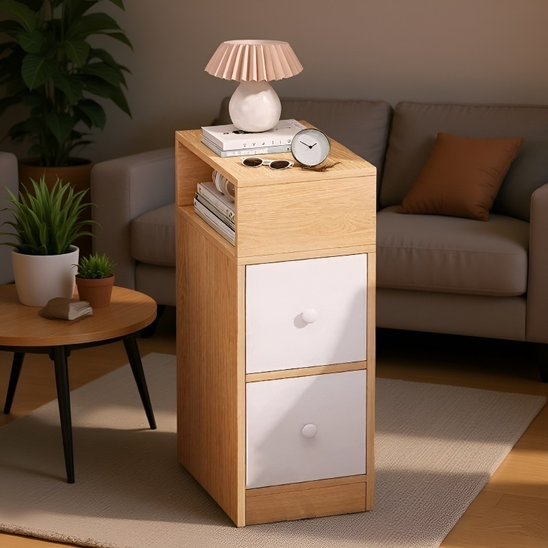 침대 옆에 놓는 다기능 서랍형 수납장