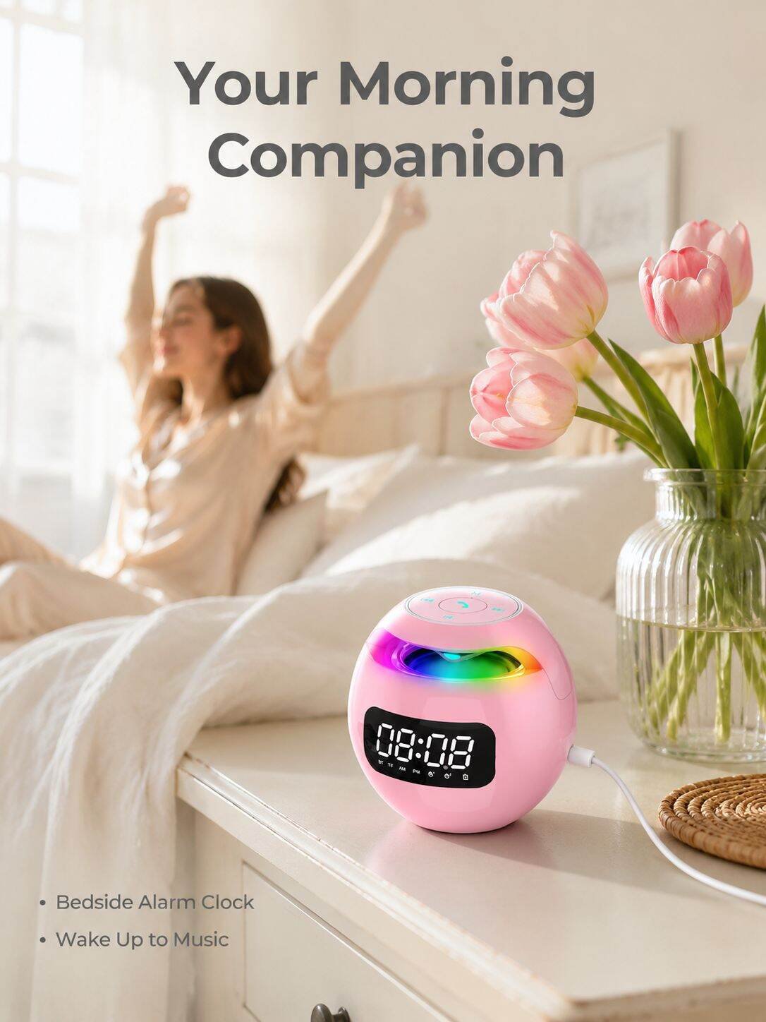 Mini Portable Bluetooth Speaker Home PlugIn Home Orb