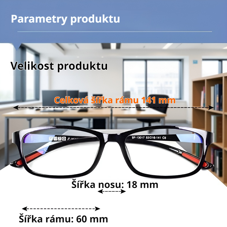 HD brýle proti modrému světlu pro seniory