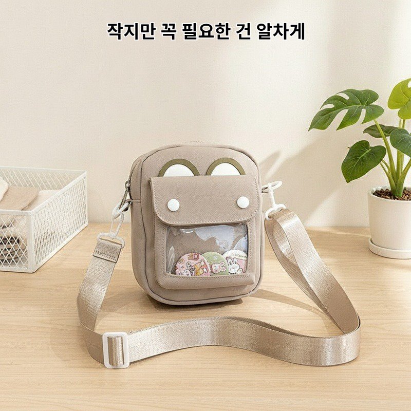 귀여운 가방 여일본계 귀여운 학생 크로스백 여행용 작은 숄더백 핸드폰 숄더백