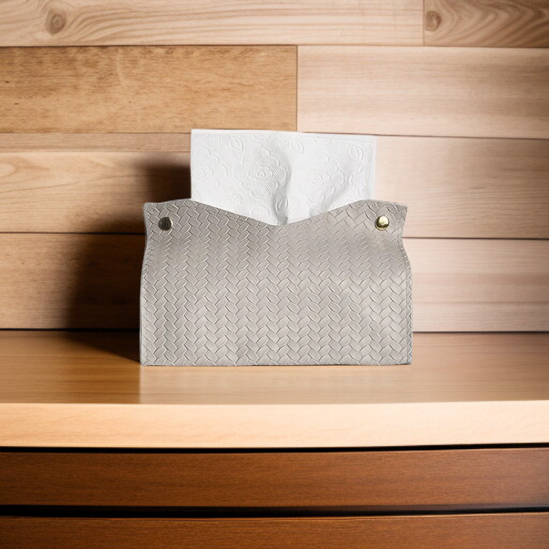 革製ティッシュボックス