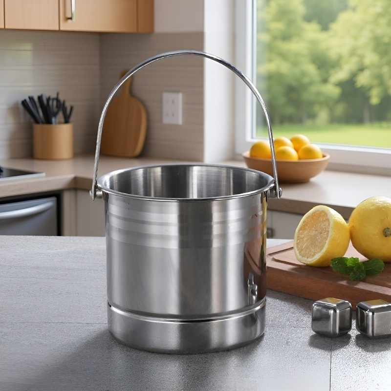 Cubo de hielo de acero inoxidable