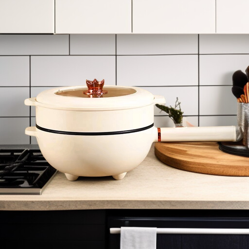 45L Large Capacity Electric Frying Pan, Multi-Use for Home