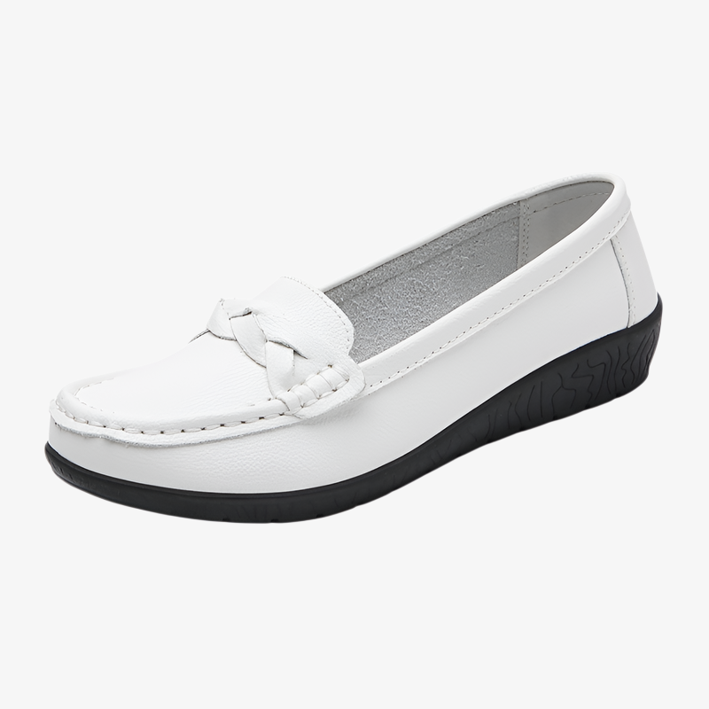 2024年春秋新作 ナースシューズ カジュアル フラットヒール レディース シングルシューズ トッズシューズ ママシューズ 牛革ソール