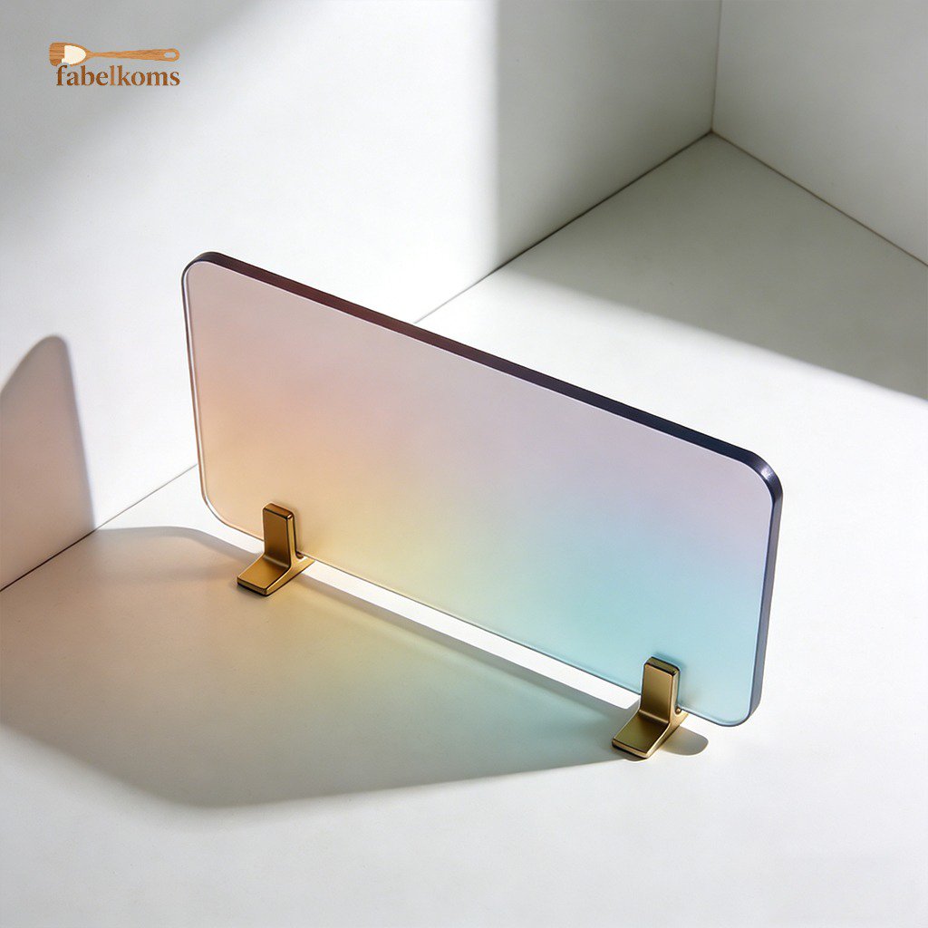 防油濺擋板安裝於爐灶旁效果圖